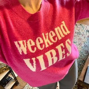 Comfy Oversized Weekend Vibes Sweater